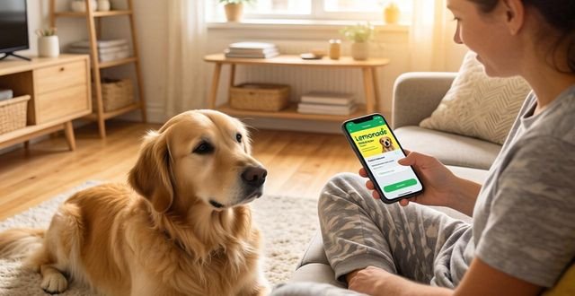 用Lemonade宠物保险 portal，理赔超方便